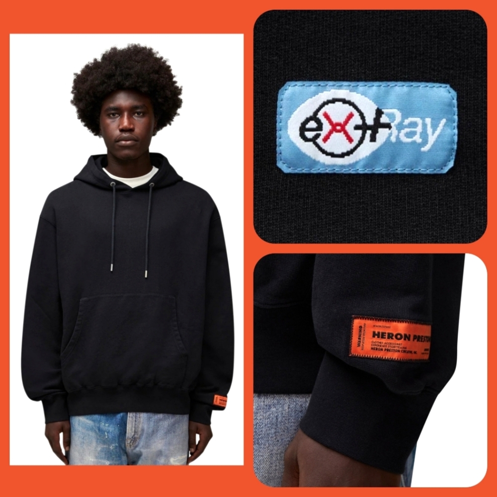 🆕️ 🧡Heron Preston🧡 - NF Ex-Ray Recycled Hoodie